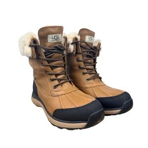 UGG Tan and Black Winter Boots
